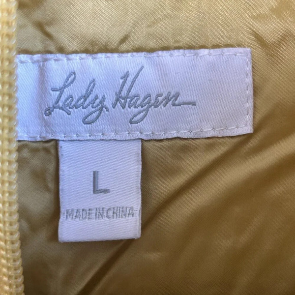 Lady Hagen Gold Quilted Lightweight Puffer Vest Size Large - Picture 2 of 6